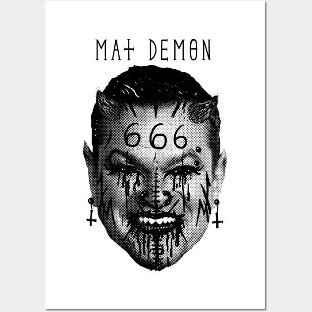 Mat Demon Wall Art by jonah block